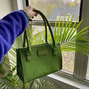 Kate Spade kelly green leather purse